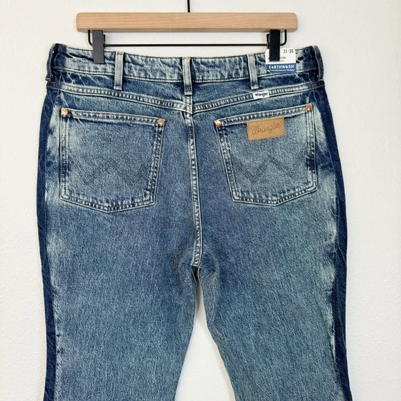 NWT Wrangler Westward 626 Bootcut Jeans Two Tone Side Stripe Size 31 x 30 - Picture 8 of 14
